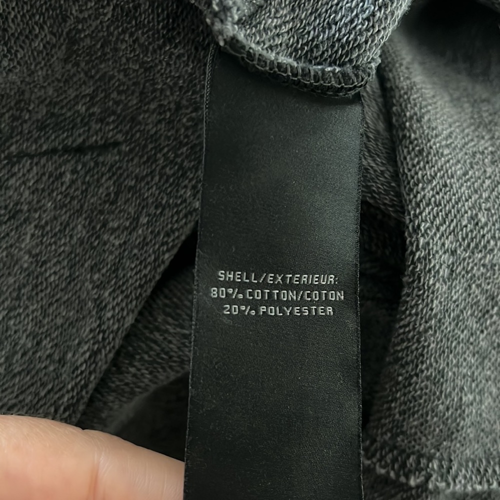 7 for all mankind Long Sleeve Sweatshirt Hoodie Dress - Picture 5 of 7
